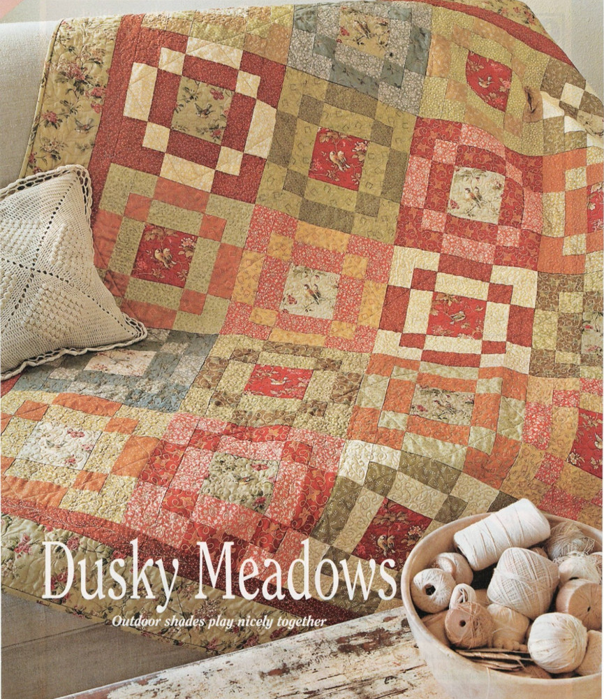 Dusky Meadows Quilt Pattern Pieced GK