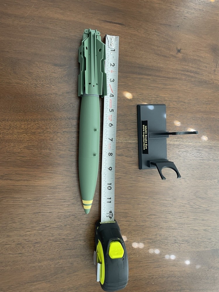 3D Printed Replica Mk82 Snake Eye Bomb