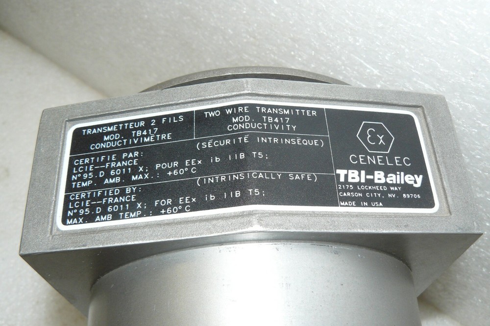 ABB TBI BAILEY TB417 CONVENTIONAL CONDUCTIVITY TRANSMIT