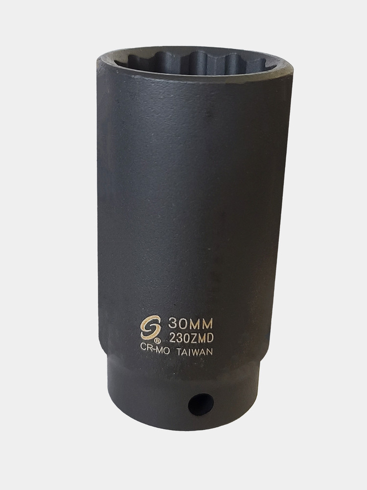 Sunex Tools 230ZMD 1/2" Drive, 12 Pt. Deep Impact Socket, 30mm