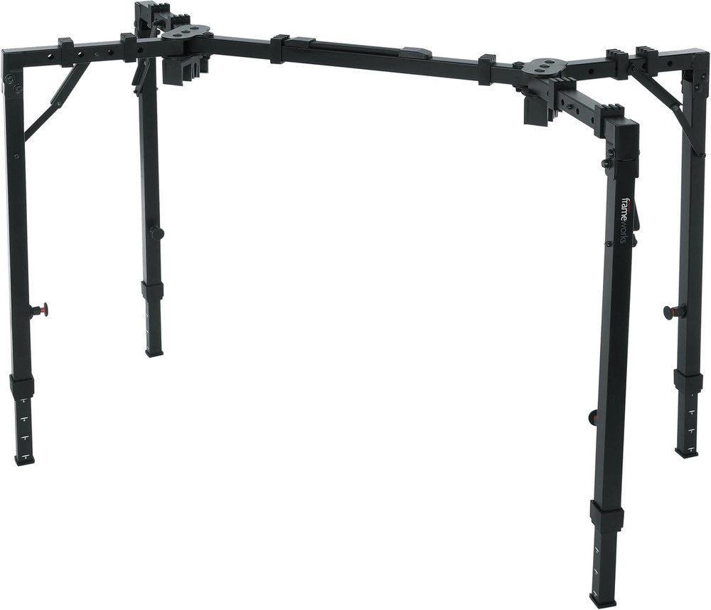 Frameworks Adjustable T-Stand Folding Workstation or Keyboard Stand, Weight Capa