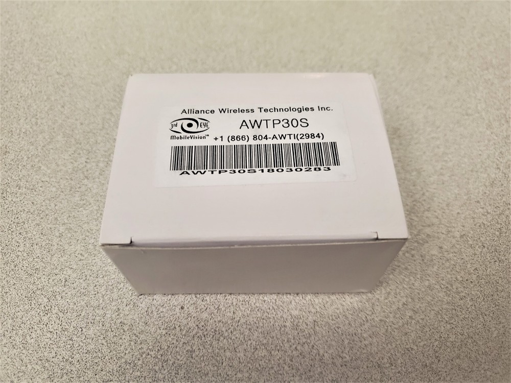 3rd Eye / Alliance Wireless Technologies AWTP30S180 Backup Bullet Camera NEW