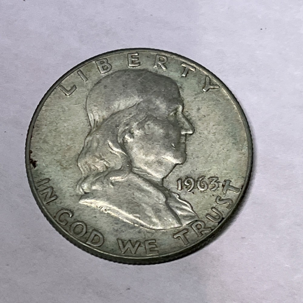 1963 P FRANKLIN HALF DOLLAR 90% SILVER