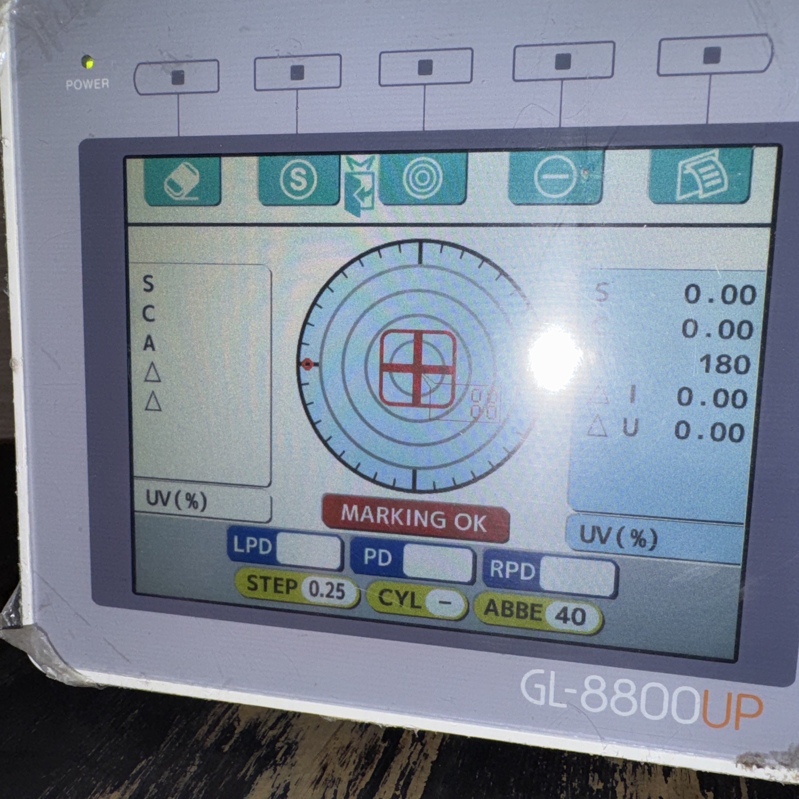 Grand Seiko GL-8800UP Auto Lens Meter Unit Ophthalmology Inspected May 2025
