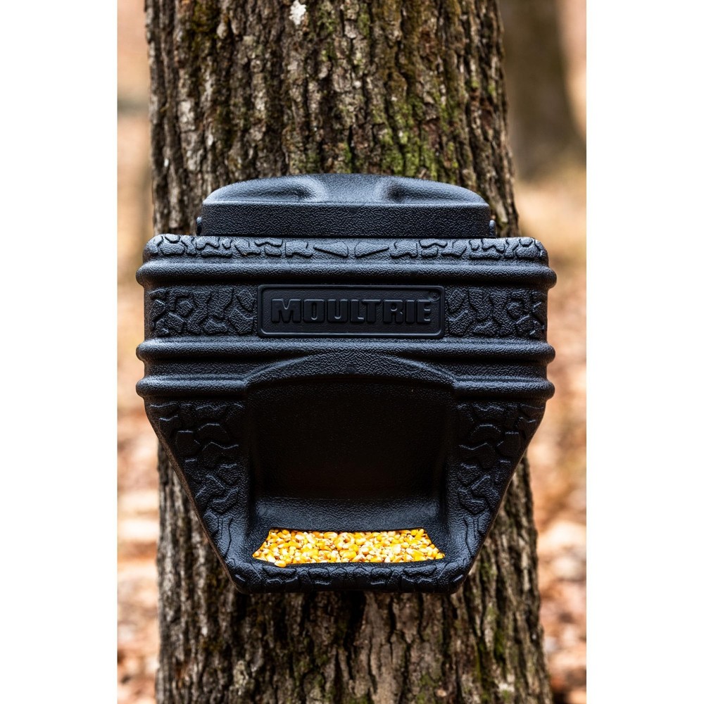 Moultrie Feed Bin - Gravity-Fed 6-Gallon Feed Bin - Easy Tree/Post Mount -40 ...