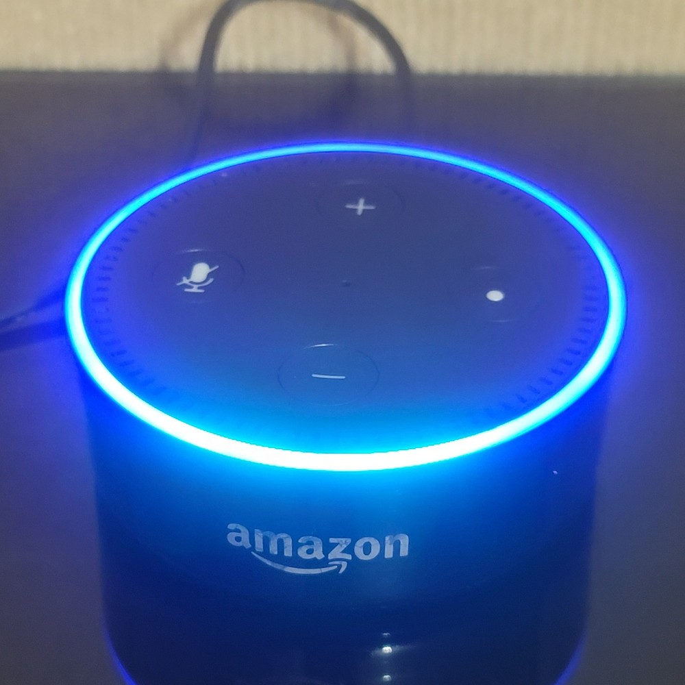 Amazon Echo Dot 2nd Generation Smart Assistant Black RS03QR HydroChemPSC Label