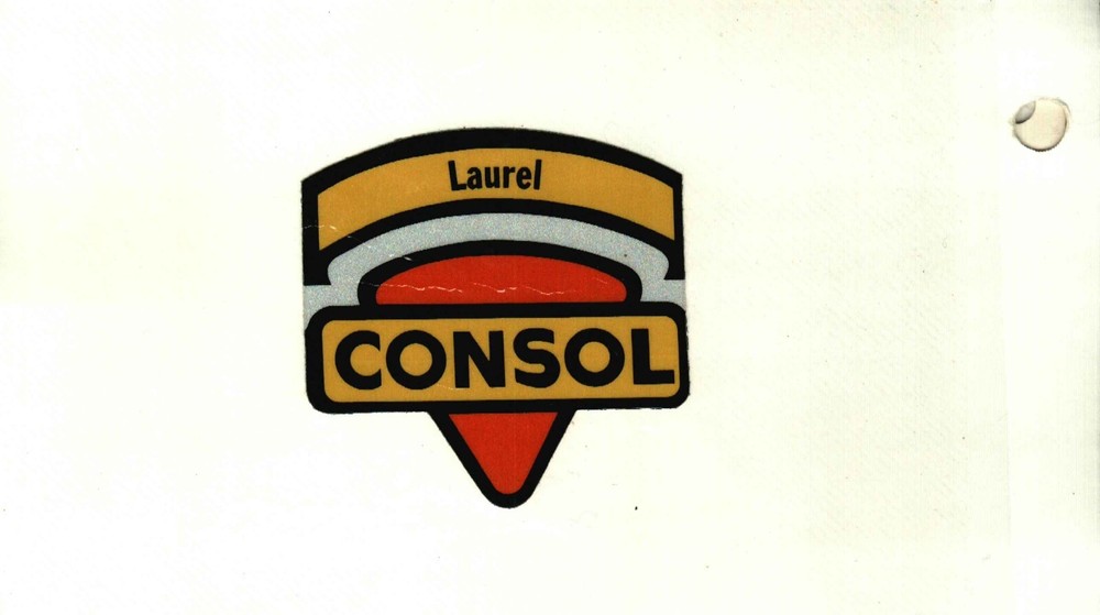 NICE LAUREL SHIELD CONSOL COAL MINING STICKER # 1209