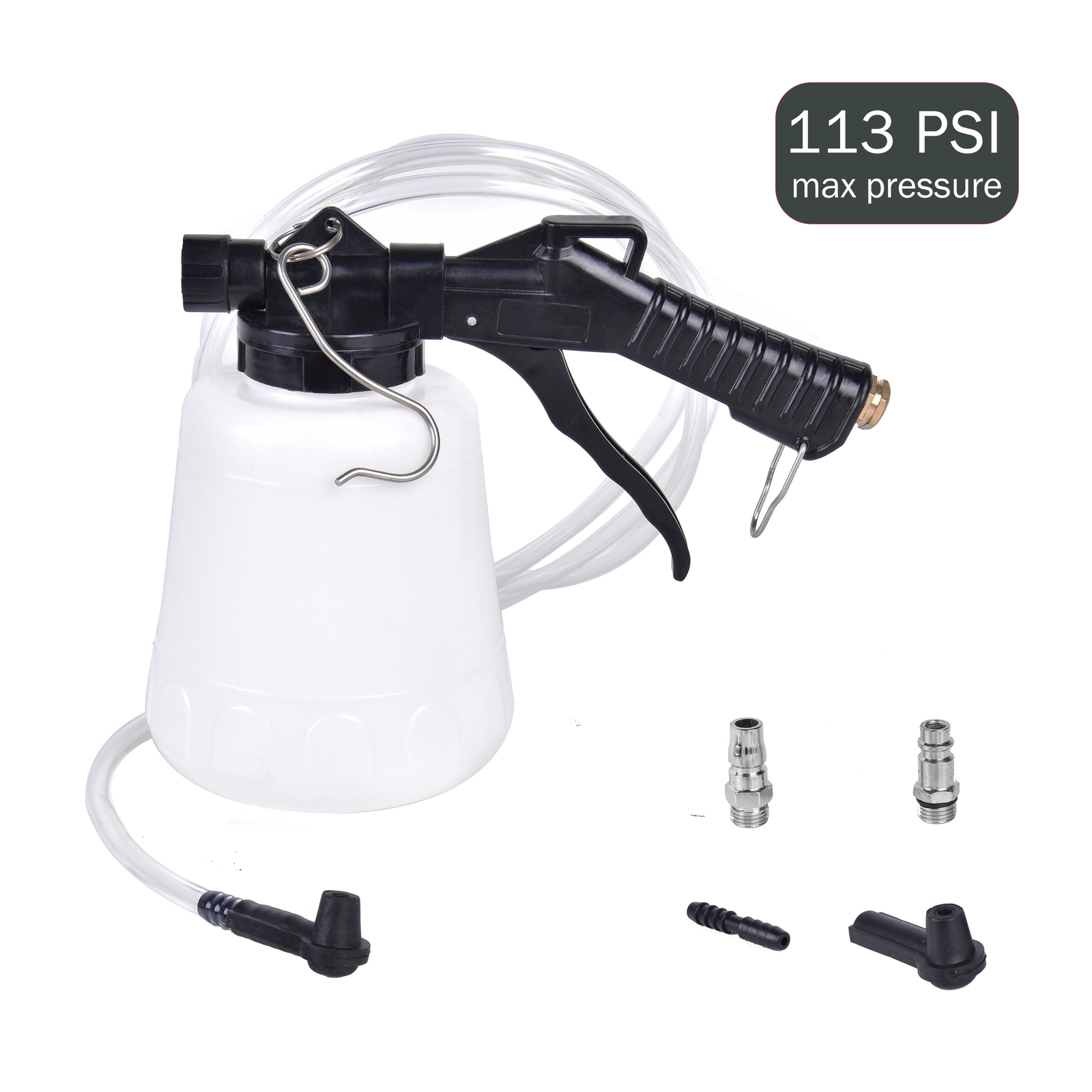 Pneumatic Vacuum Brake Clutch Fluid Bleeder Tool Adapters 70-110 PSI