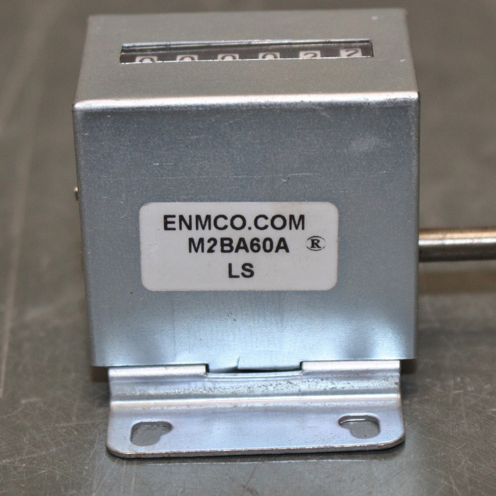 ENM Mechanical Counter M2BA60A, 6 Digit, Right Hand, 8.3 Counts Per Second