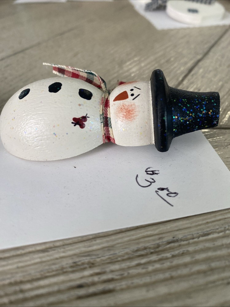 Hand painted holiday pins