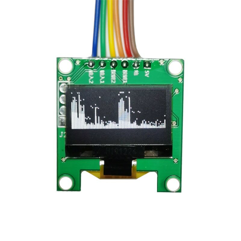 0.96 Inch OLED Music Spectrum Display Analyzer Audio Level Indicator with Case