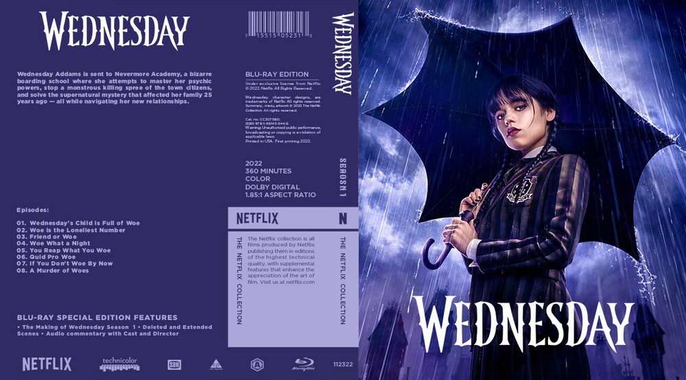 Custom Replacement Blu-ray Covers W/ EMPTY 2-Disc Case - (No Discs)