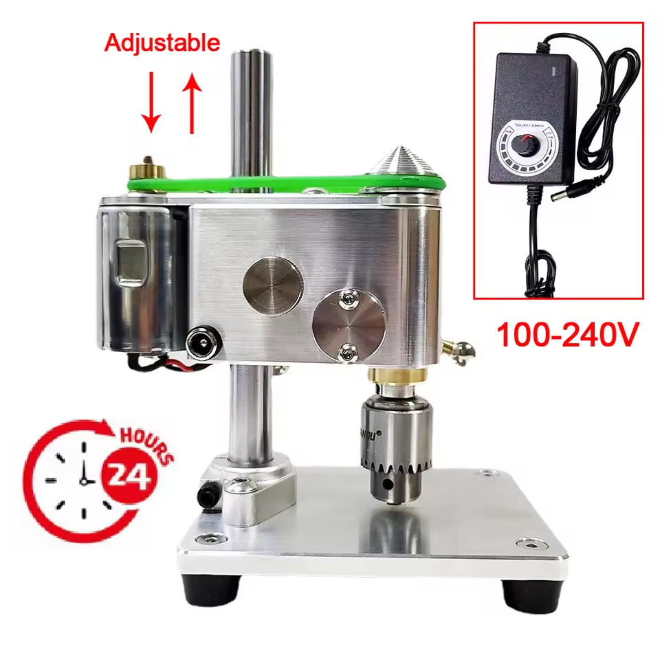 DT Mini Drill Press Precision Cnc Table Milling Machine Portable Benchtop Drill