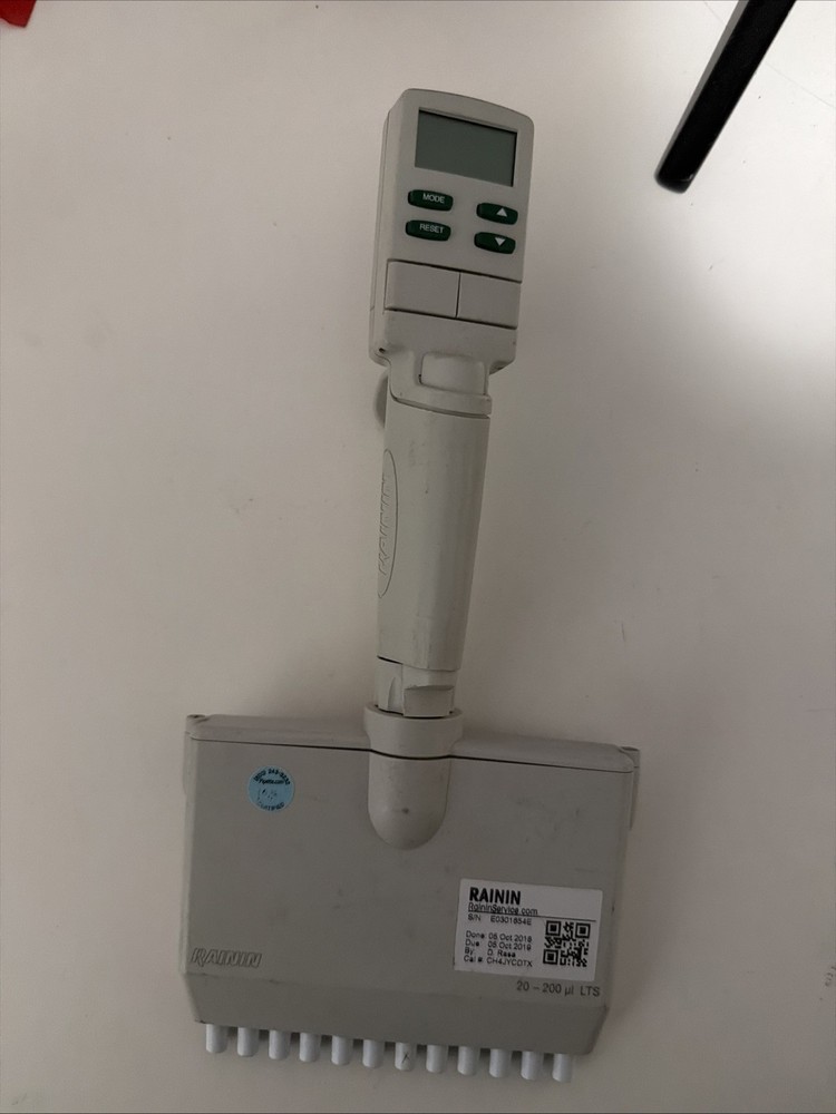 Rainin E DPA 3-Plus Pipette 20-200 UL LTS