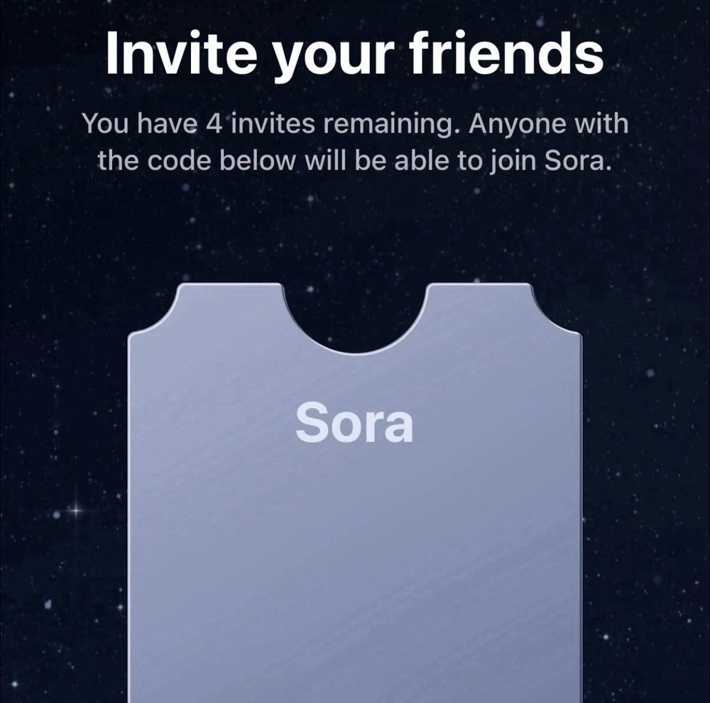 OpenAI Sora 2 Invite Code - FAST delivery
