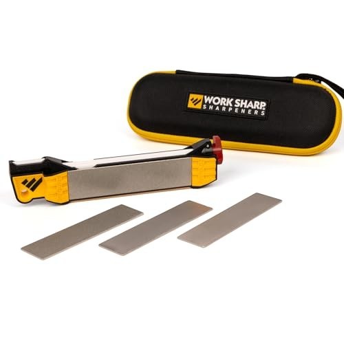 Portable Knife Sharpener Tool - Guided Field Sharpener with Case, Travel Essenti