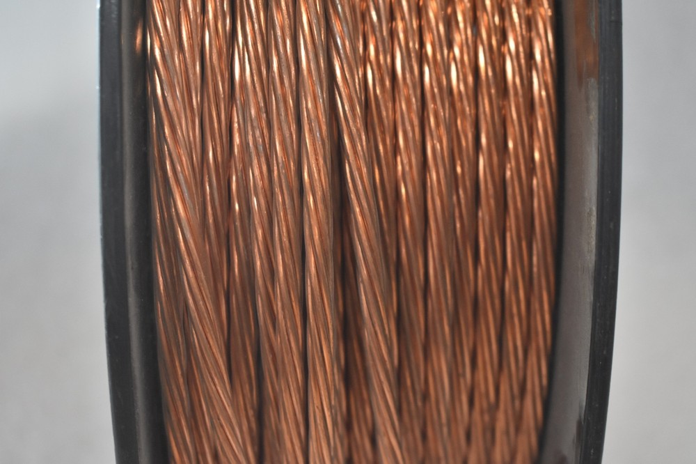 7 STRAND BARE COPPER GROUNDING WIRE 50' LENGTH