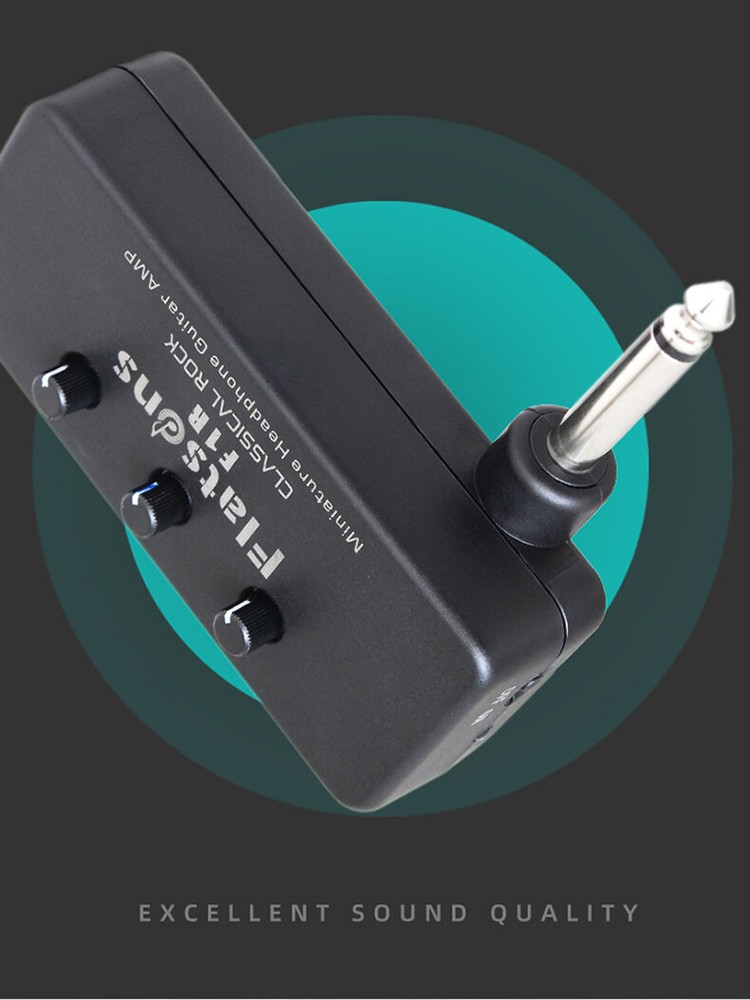 Guitar adapter headphone amplifier mini box head distortion effector