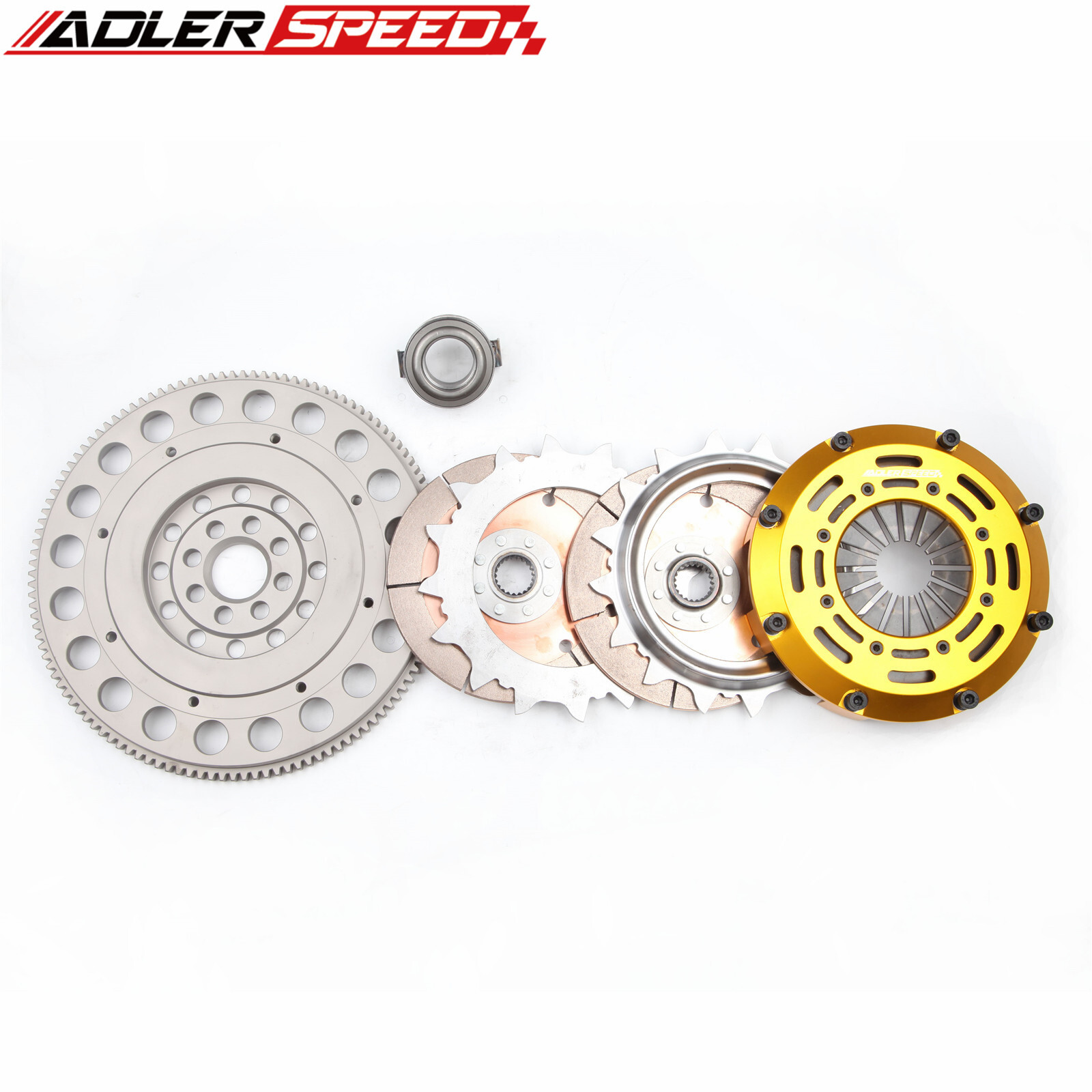 Race Clutch Twin Disc Kit & Flywheel For 05-10 SCION tC xB 2.4L 2AZ-FE Medium WT