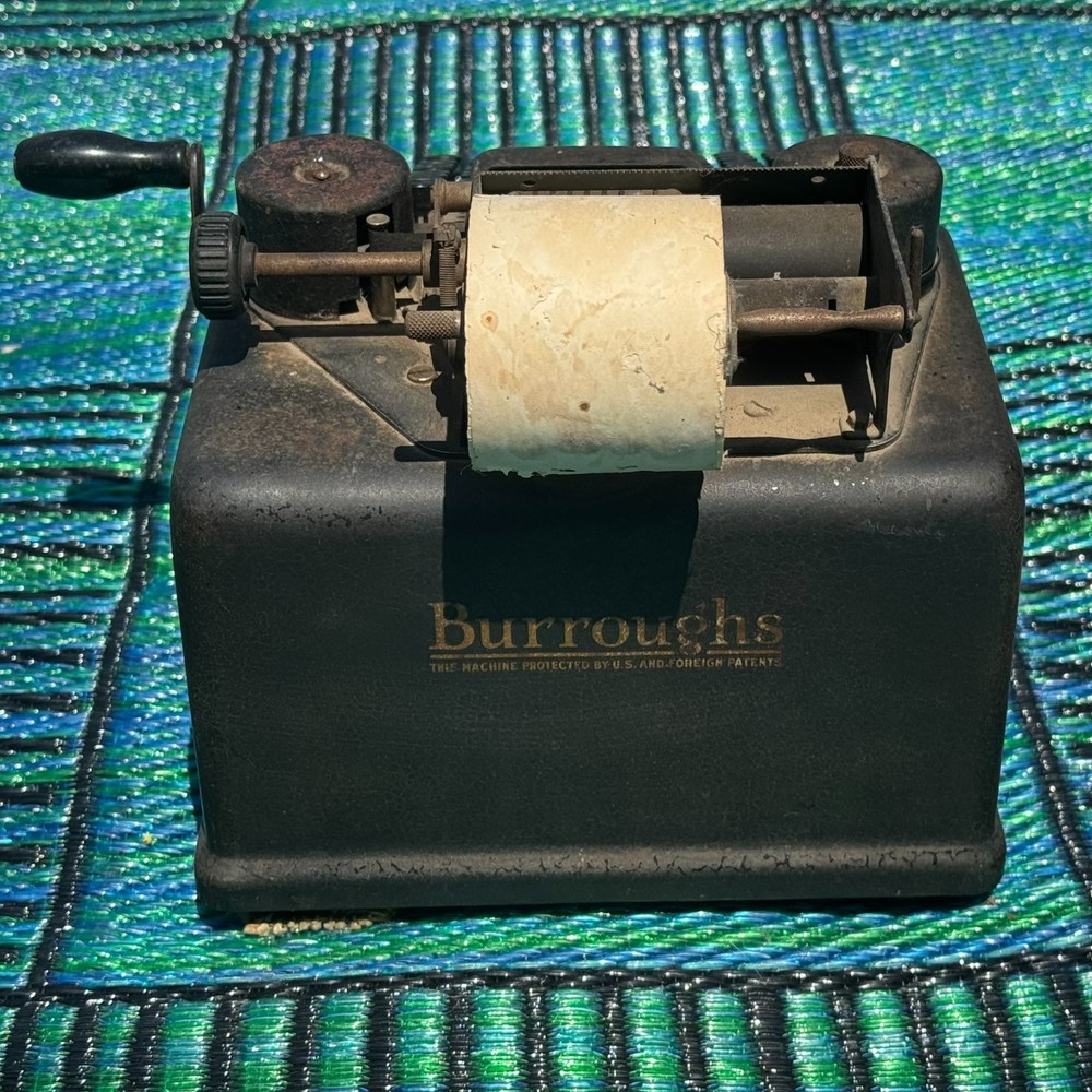 Vintage Burroughs Adding Machine