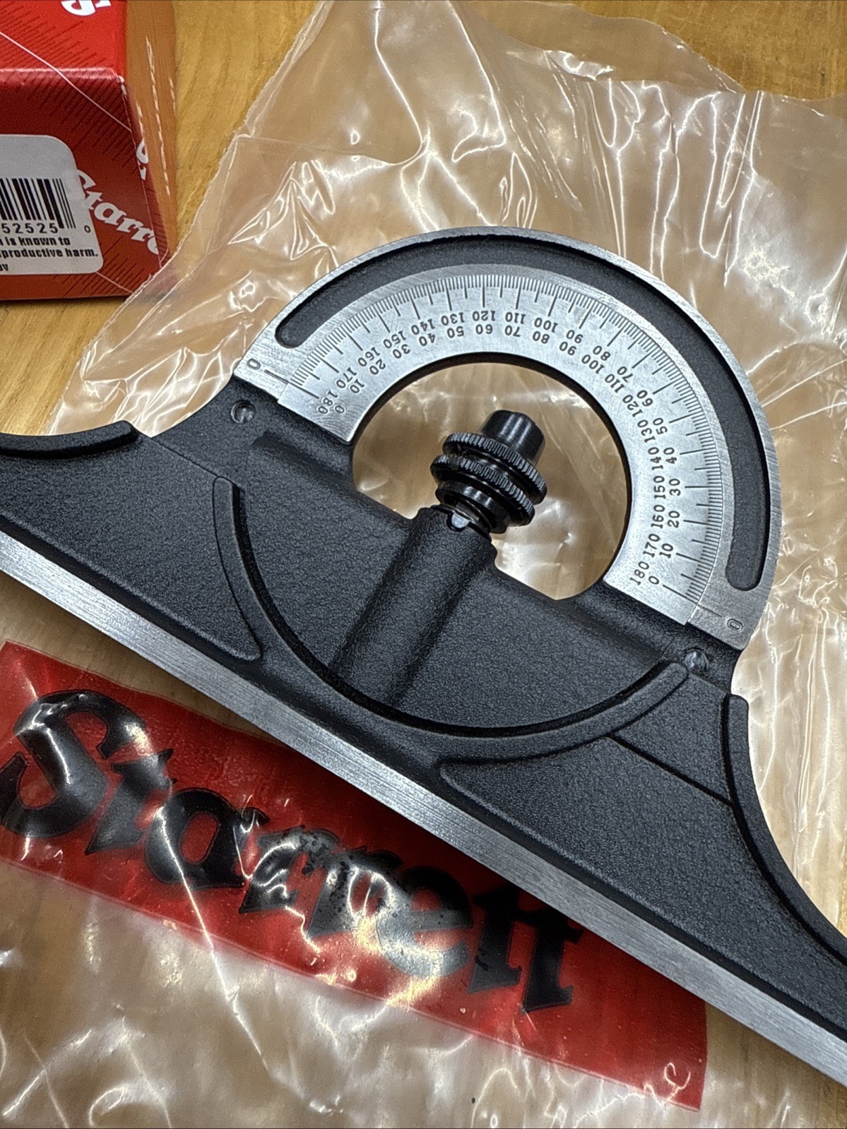 Starrett PR-1224W Protractor Head for Combination Squares & Protractors with Box