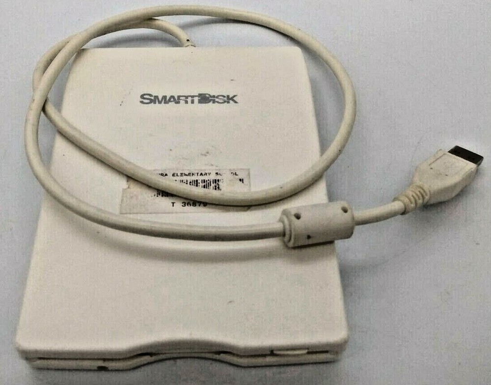 SMART DISK Model FDUSB-TM2 3.5" external Floppy Disk Drive Free shipping