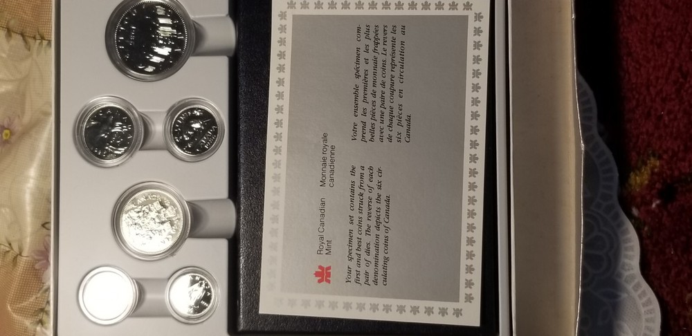 Canada 1986 Specimen Gem Mint Set.