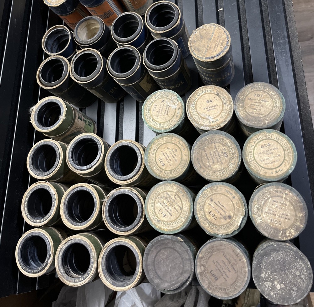 Lot of 48 Edison Record Cylinders