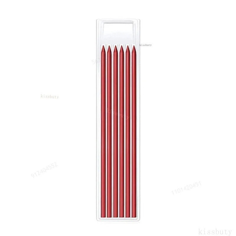 Solid Carpenter Mechanical Pencil with Sharpener Woodworking Tools 2.8mm 3 Color