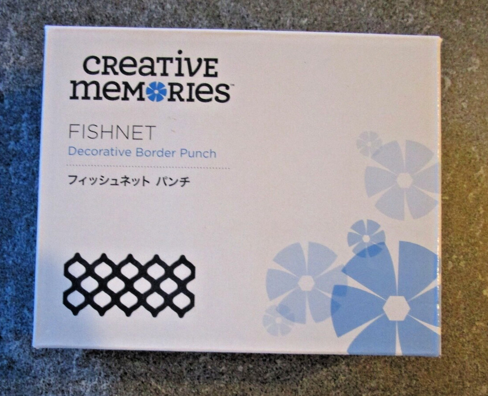 Creative Memories Fishnet Decorative Border Punch - NEW 2024
