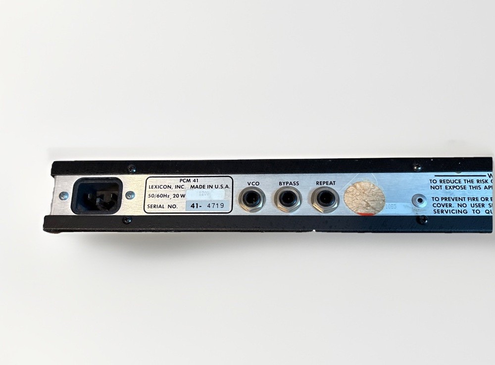 Lexicon PCM 41 Digital Delay Processor Vintage 1980s