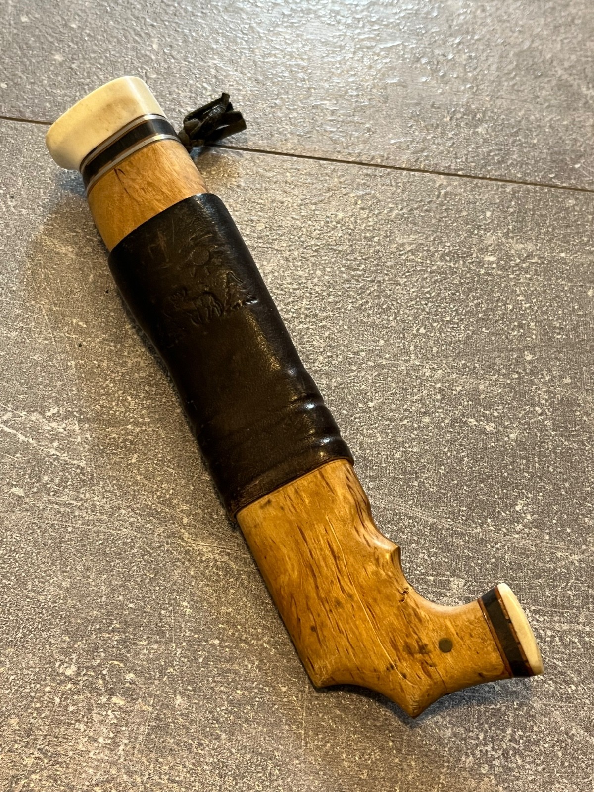 vintage swedish handmade knife puukko markt RB hunting fishing camping