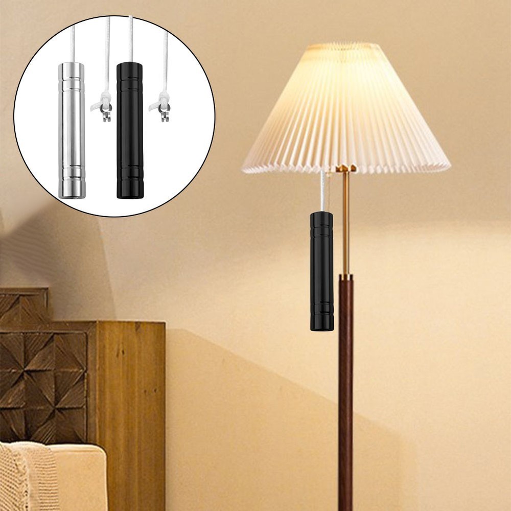 2pcs Bathroom Light Switch Pull Handles with 150cm Rope for Easy Access