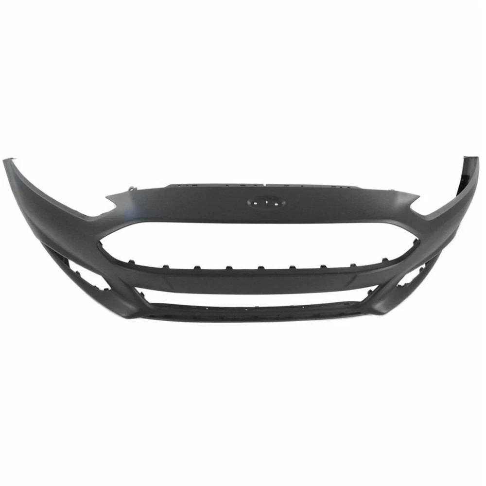 Front Bumper Cover Black Plastic without Parking Sensor Hole Replacement