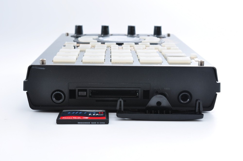 Roland SP-404 Sampler Black 2007 w/Adapter + Compact Flash Working BW26207