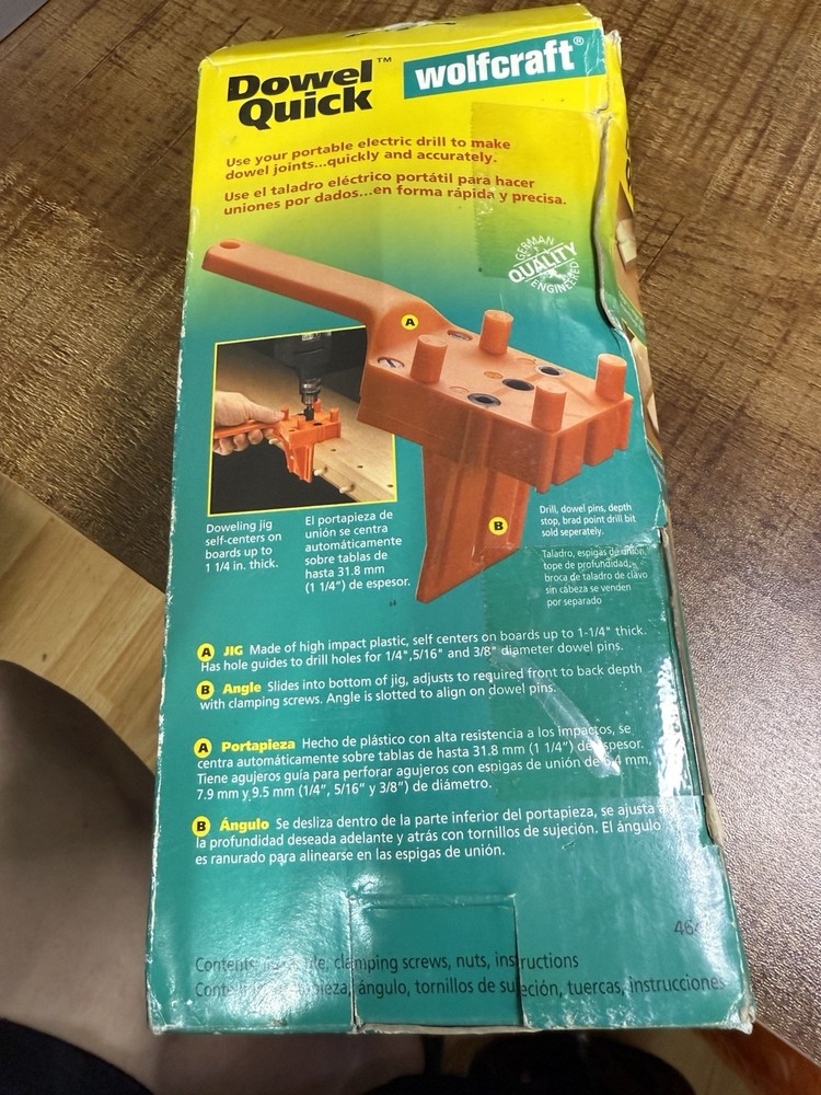 Wolfcraft Quick Dowel Make Dowel Joints Quickly and Accurately