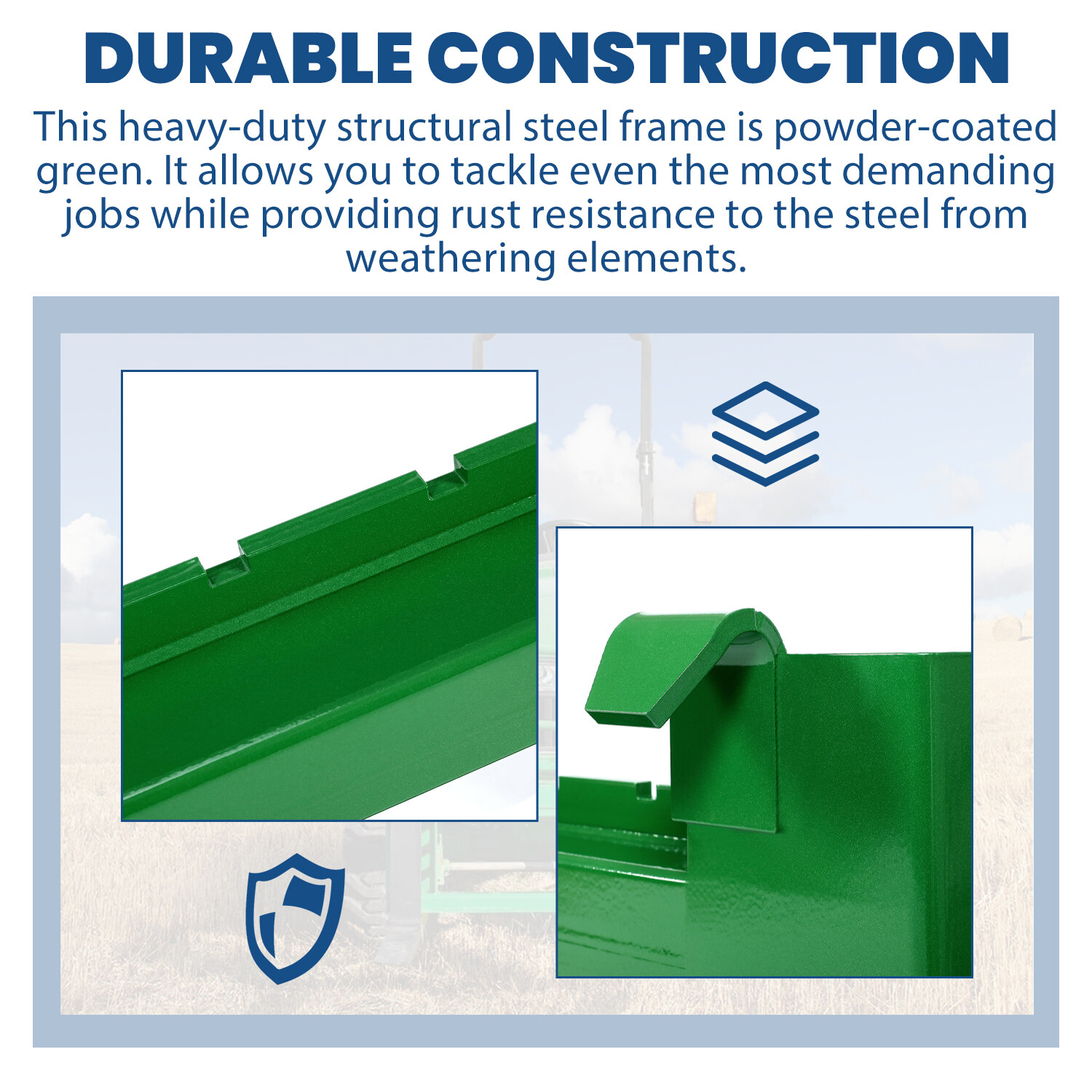 Pallet Fork Frame 50" Fits John Deere loaders 2" Receiver Hitch NEW