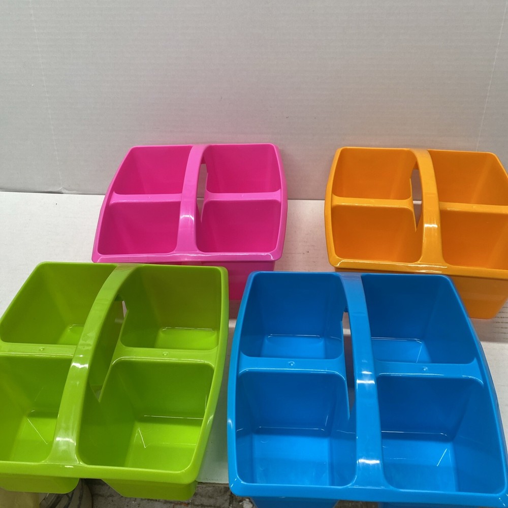 Four Equal Compartments Caddies Assorted Colors SLC-575