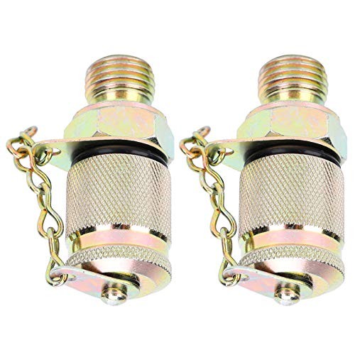 2Pcs Hydraulic Pressure Test Coupling Kit, High Pressure Hose Fitting