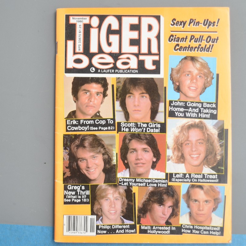 Tiger Beat Magazine November 1980  Scott Baio Leif Garett Ships Free In USA