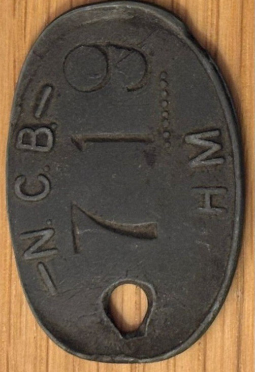 Houghton Main Colliery HM 719 Pit Check Colliery Coal Mine Miners Pit Check