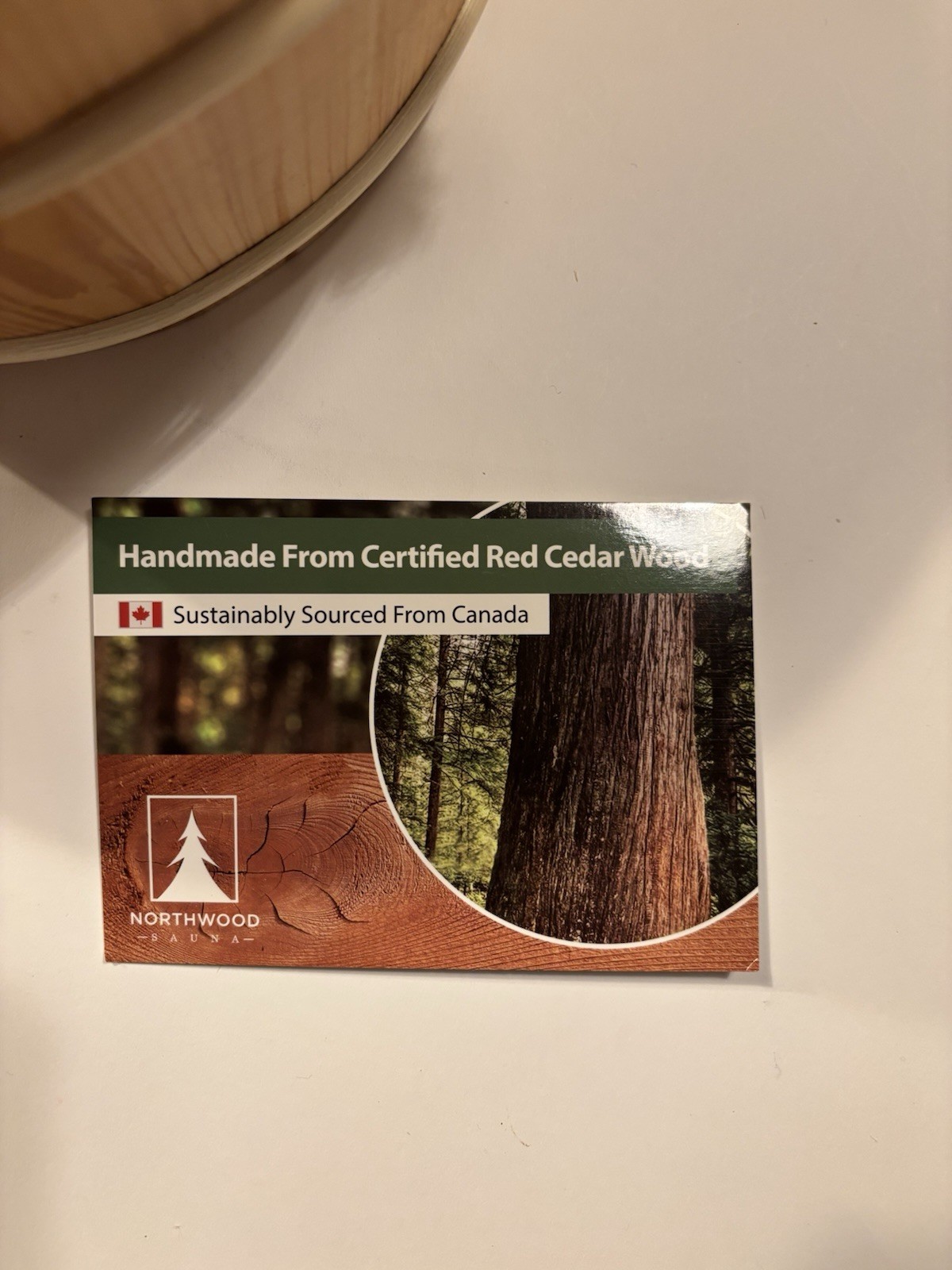 Northwood Sauna Cedar Bucket And Dipper READ