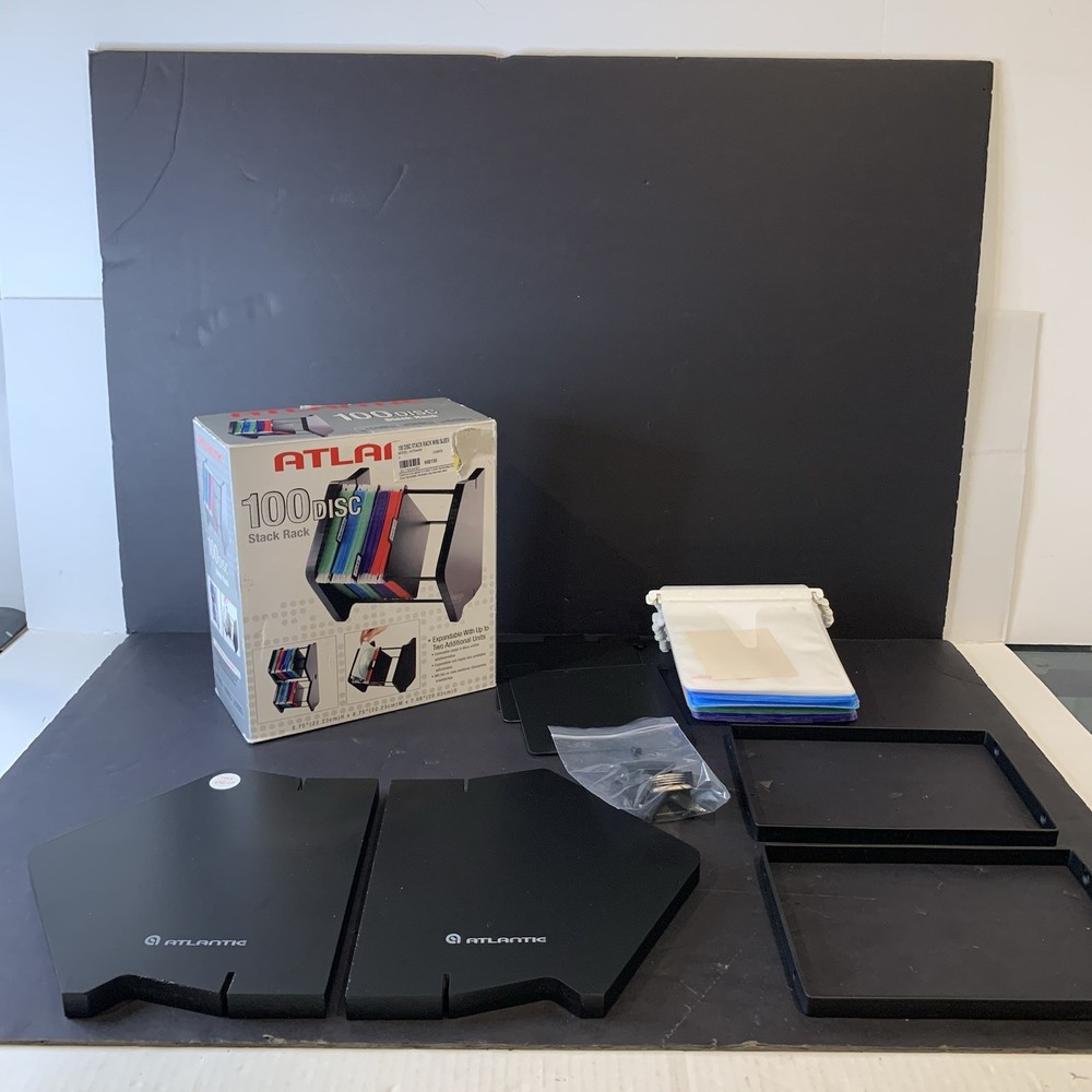 Atlantic 100 Disc Stack Rack - Disc in Sleeve Rack 8.75" X 8.75"