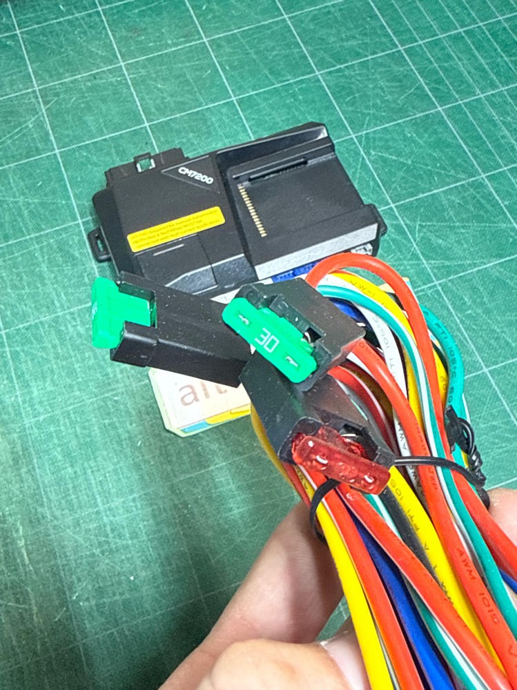 CompuStar Firstech CM7200 Remote Start w/ Box Cable UNTESTED As Shown EUC LOOK