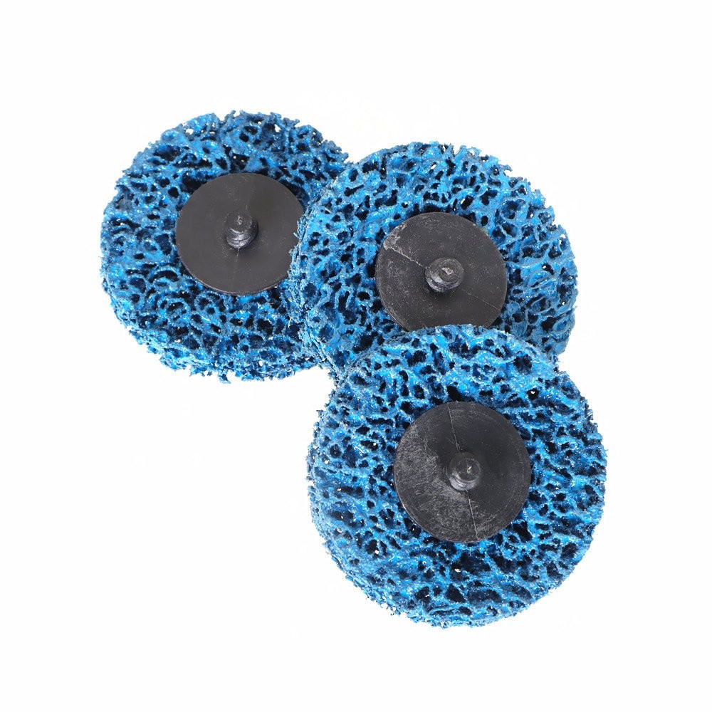 Blue 25 Pack 3 Inch Quick Change Easy Strip & Clean Discs For Paint Rust