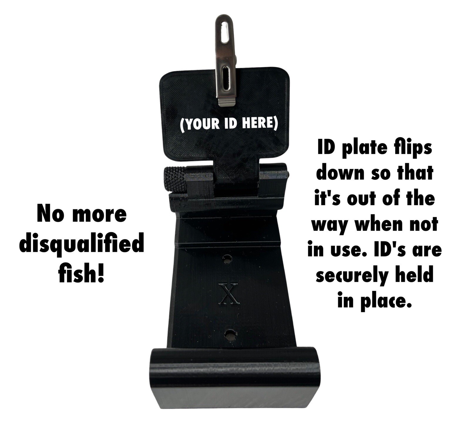 ID Holder For Ketch Products Karbonate Bump Board - Tournament Fishing Ketch-K