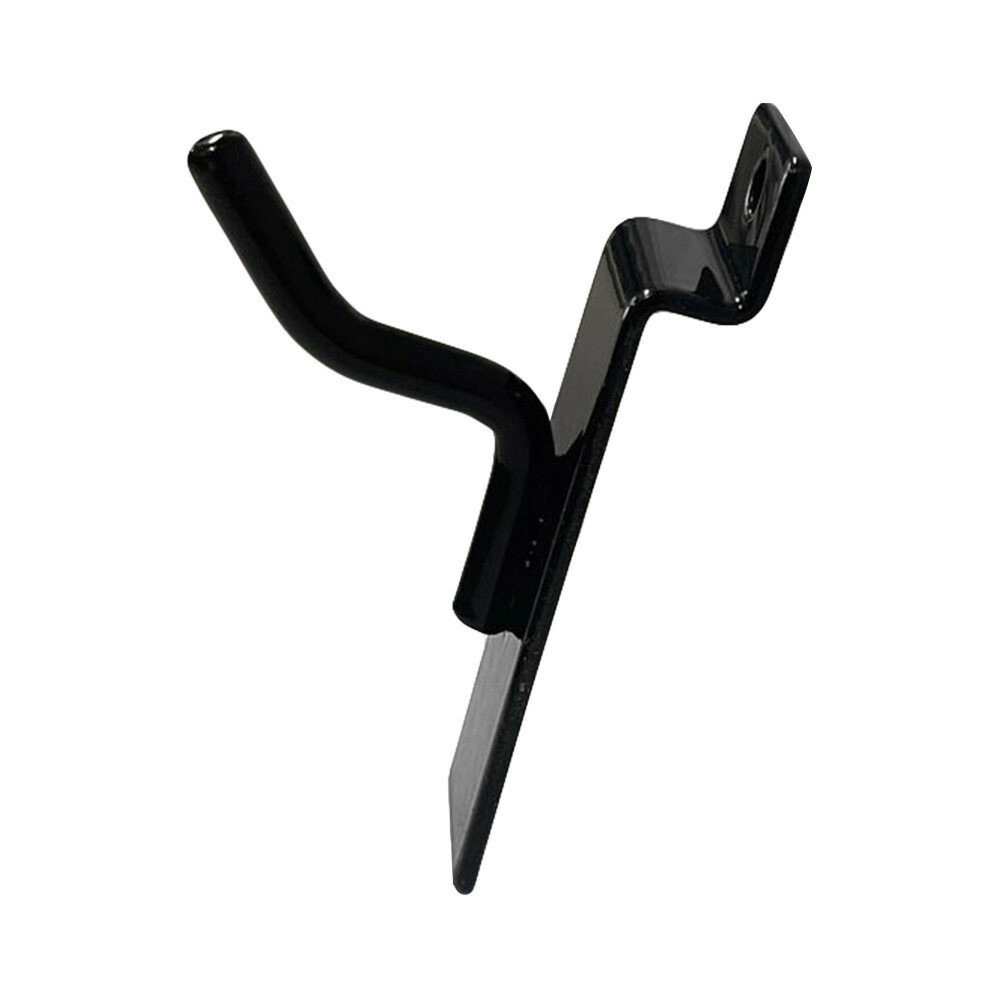 1" Slatwall Hook Panel Display Hooks, 1/4" Thickness Metal, Black - PACK 50
