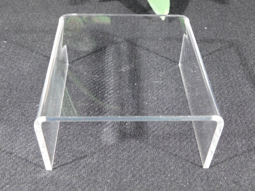 Display Stand Riser Type Short Small Size Clear Lucite