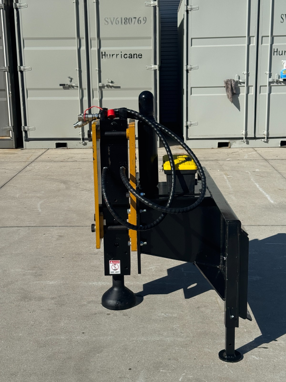 AGT Hydraulic Post Driver Fence Hammer Pounder Skid Steer Universal Attchment