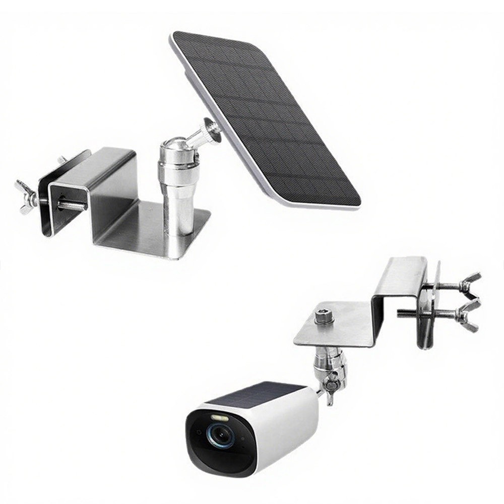 Adjustable Gutter Mount Bracket Stainless Steel for Arlo and For Eufy Devices